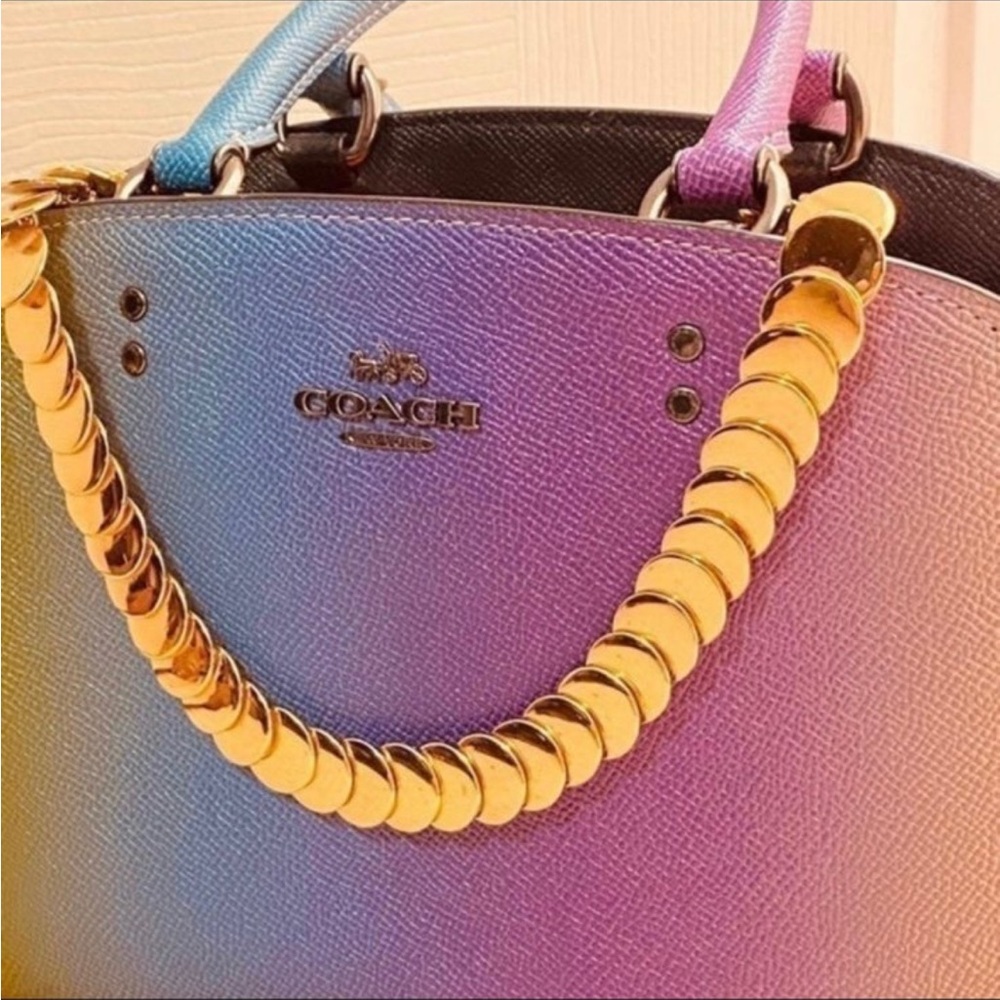 RARE Coach Gold Coin Necklace